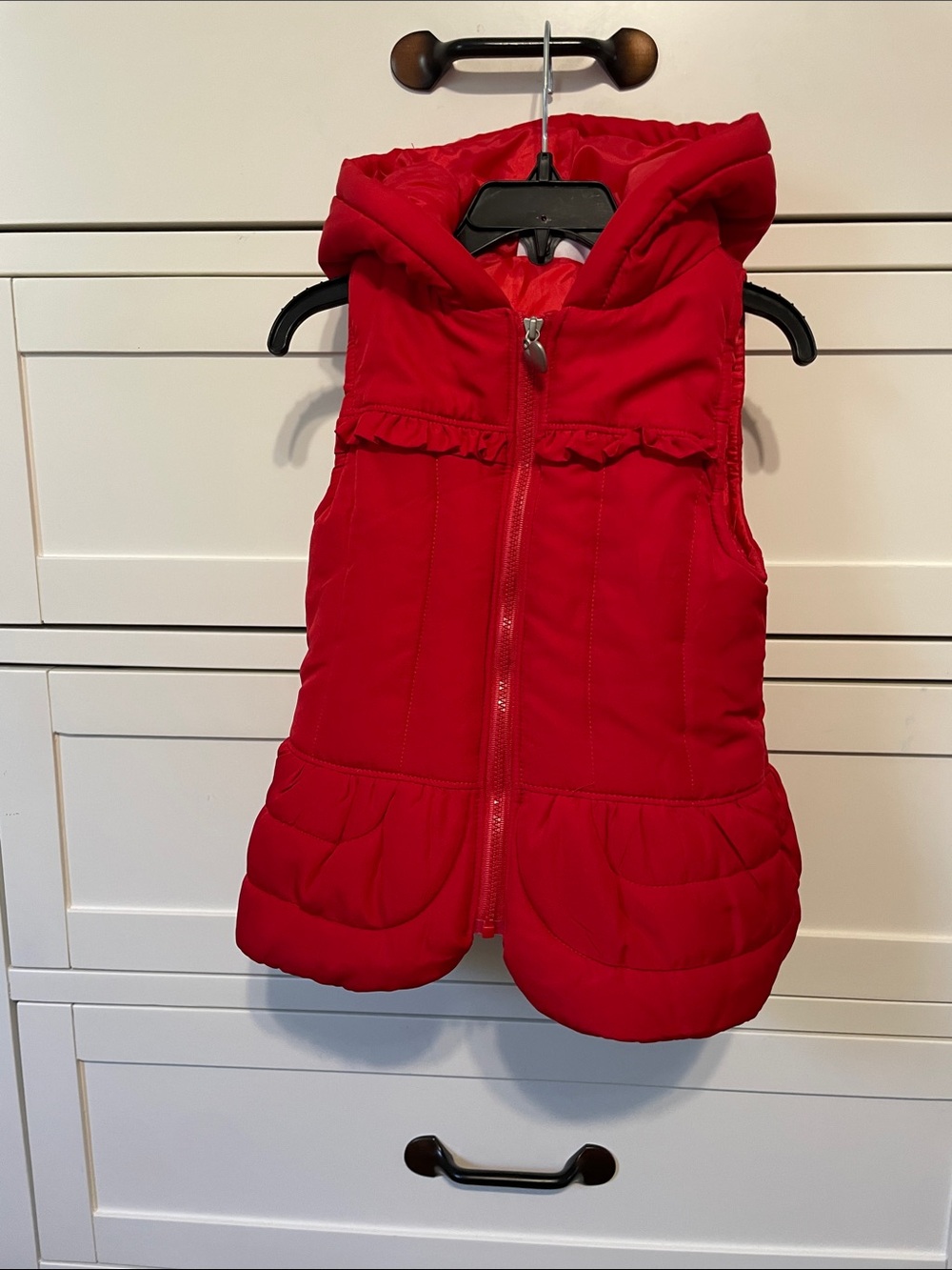 Kids Headquarters Red Hooded Puffer Vest